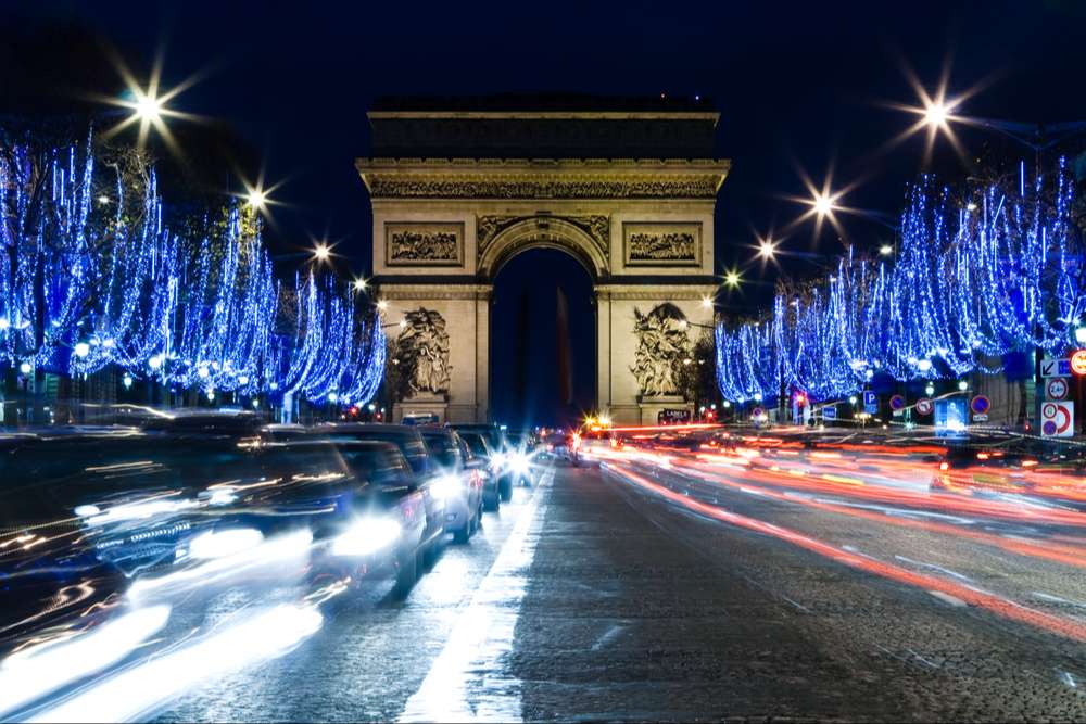 illuminations de Noël aux Champs-Elysées